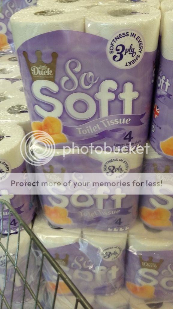 Toilet roll 4 pack Farmfoods Duck so soft 3ply £0.89 FarmFoods